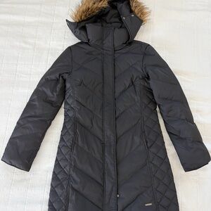 Kenneth Cole Reaction Women's Black Puffer Jacket